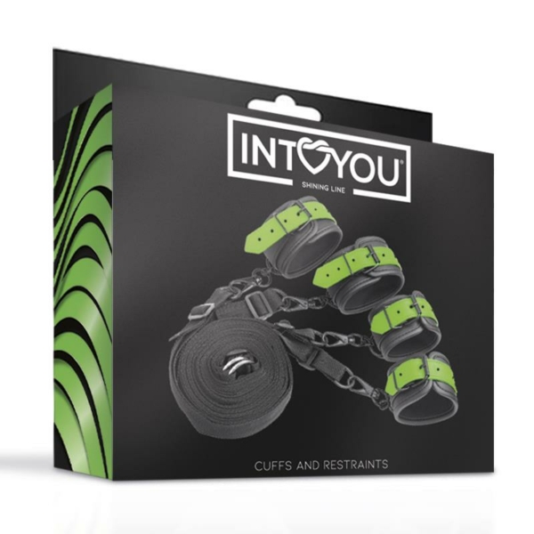 Glow in the Dark Cuffs and Restraints Bed Set - immagine 8