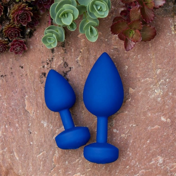 GplugLarge Butt Plug Large Navy Blue - immagine 3