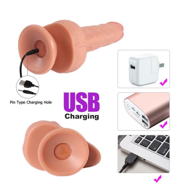 Haydon Dildo with 20 Modes of Vibration and Clitoris Stimulator - immagine 9