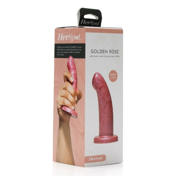 Herspot Dildo Golden Rose Size - immagine 7