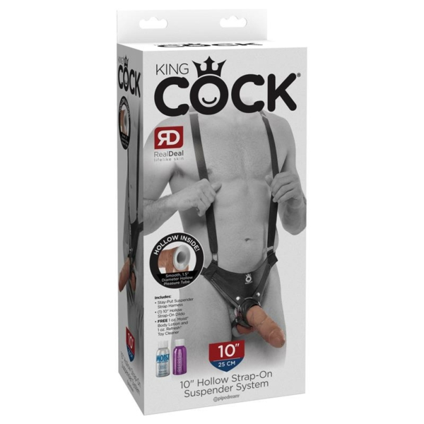 Hollow Strap-On Suspender System 10 Tan - immagine 5