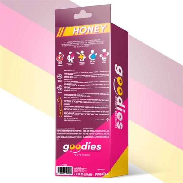 Honey G-Spot Vibe USB Silicone Fuchsia - immagine 3