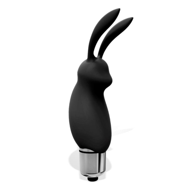Hopye Rabbit Vibrating Bullet Silicone Black - immagine 4