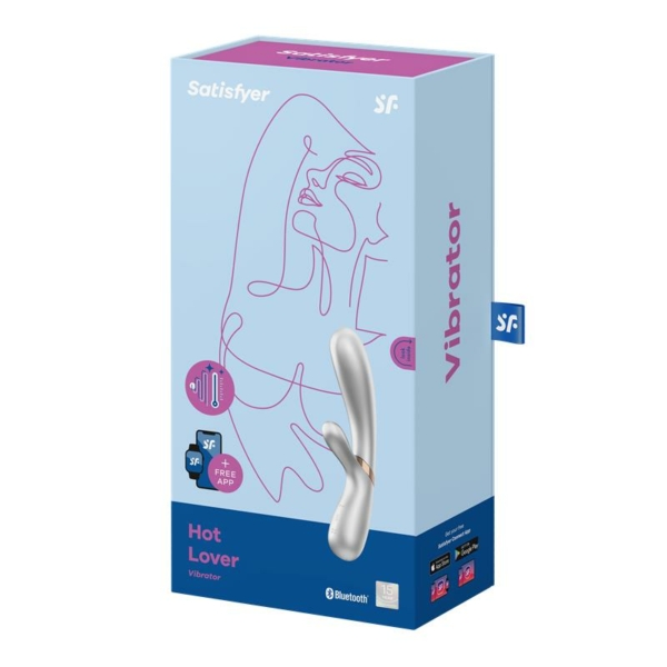 Hot Lover Heat Effect Vibe with APP Silver and Champagne - immagine 6
