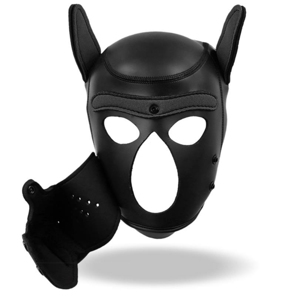 Hound Neoprene Dog Hound Removable Muzzle Black One Size - immagine 5