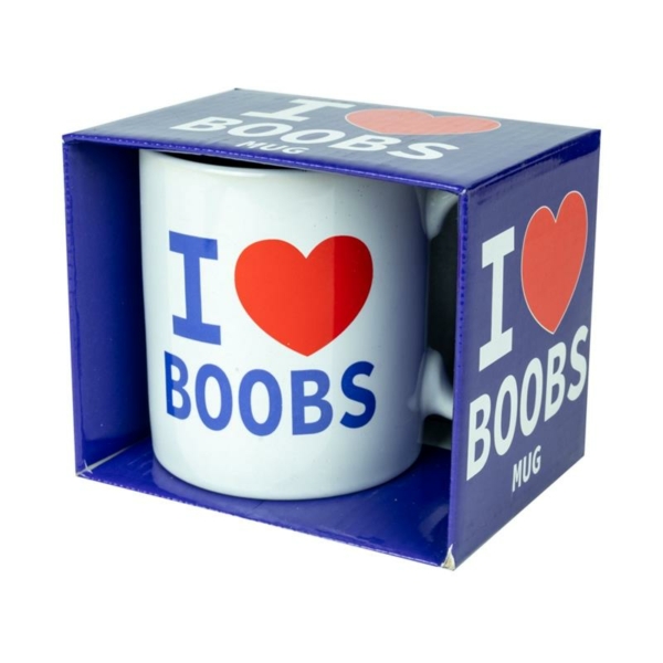 I Love Boobs Ceramic Mug - immagine 2