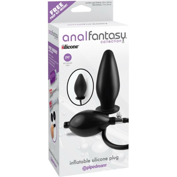 Inflatable Silicone Plug - Colour Black - immagine 3