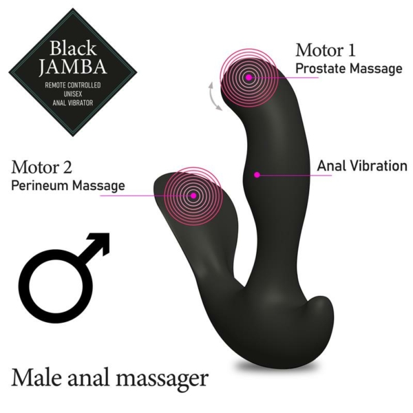 Jamba Anal Vibrator and G-Spot Stimulator Black - immagine 2