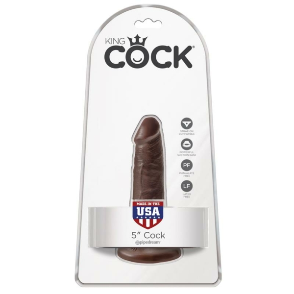 King Cock Penis 5 - Brown - immagine 2