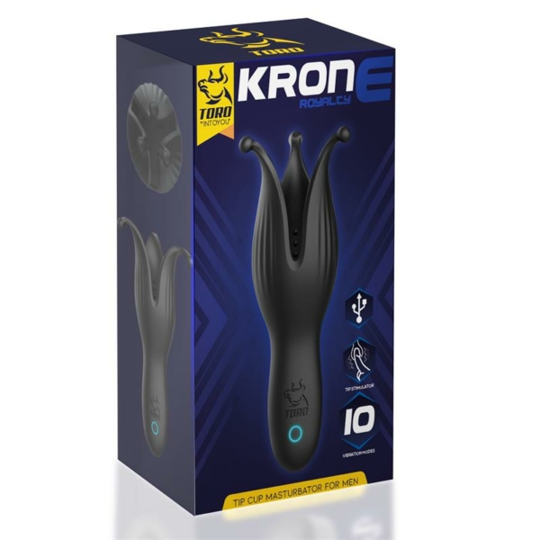 Krone Tip Cup Masturbator for Men Silicone USB - immagine 6