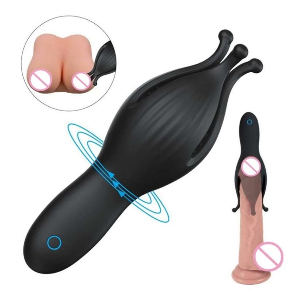 Krone Tip Cup Masturbator for Men Silicone USB - immagine 9