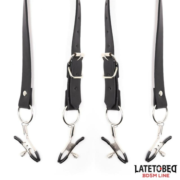 Leg Bondage Strap with Clitoris Clamps - immagine 7