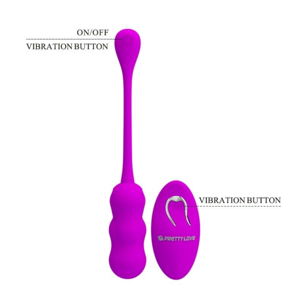 Leshy Vibrating Egg with Remote Control USB - immagine 6