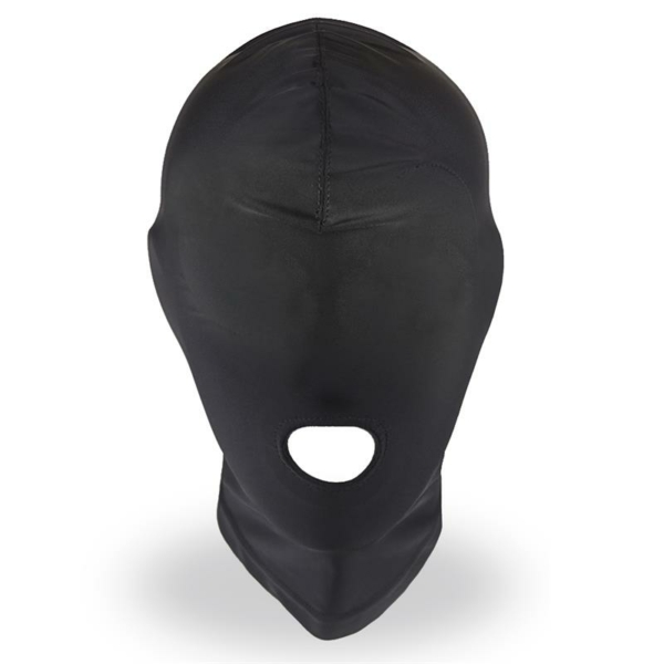 Lilith Incognito Mask with Opening in the Mouth Black - immagine 4