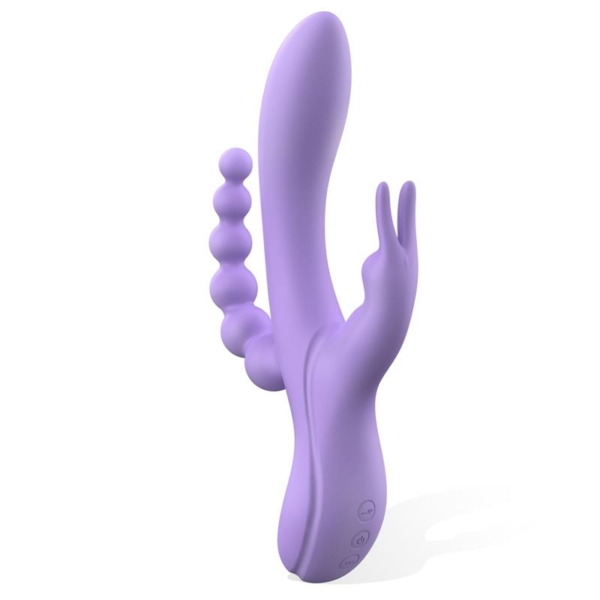 Lindsay Vibe with Anal Chain Liquid Silicone Unibody Flexible 2 Motors - immagine 2