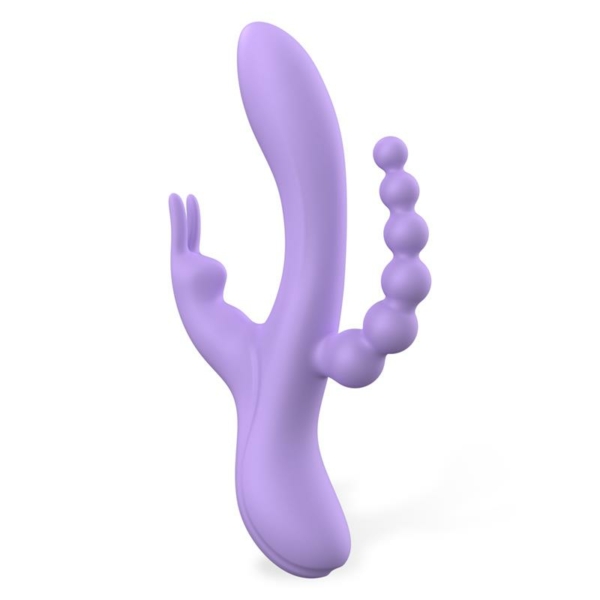 Lindsay Vibe with Anal Chain Liquid Silicone Unibody Flexible 2 Motors - immagine 4