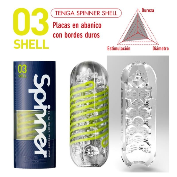 Male Masturbator Spinner 03 Shell - immagine 2