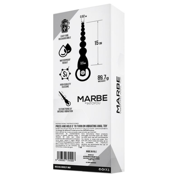Marbe Anal Chain with Vibration USB Silicone - immagine 4