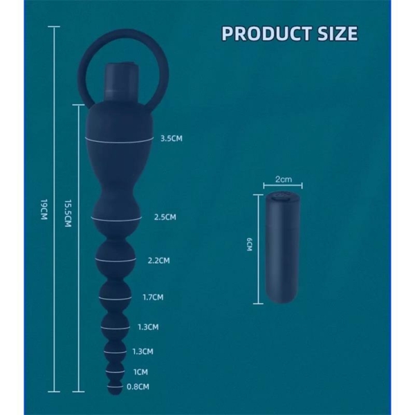 Marbe Anal Chain with Vibration USB Silicone - immagine 8