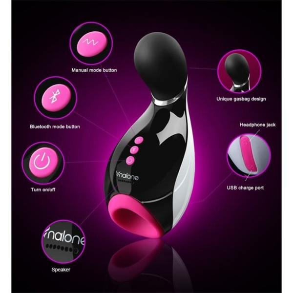 Masturbador Oxxy Black & Fuchsia - immagine 5