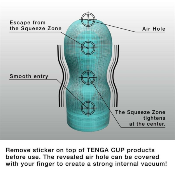 Masturbator Tenga Original Vacuum Cup Extra Cool - immagine 6