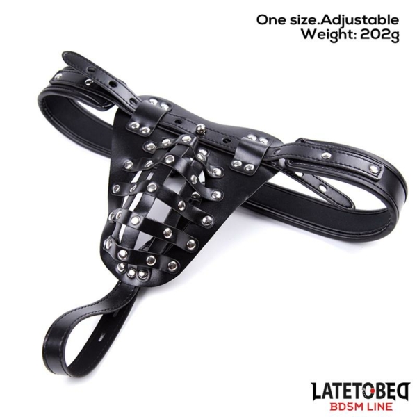 Mens Chastity Pants with Cage Adjustable - immagine 10
