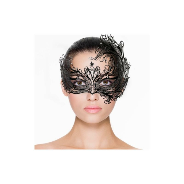 Metal Mask Asymmetrical Black - immagine 2