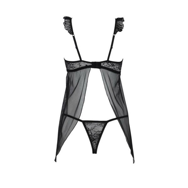 Milagros Chemise and Thong Black - immagine 4