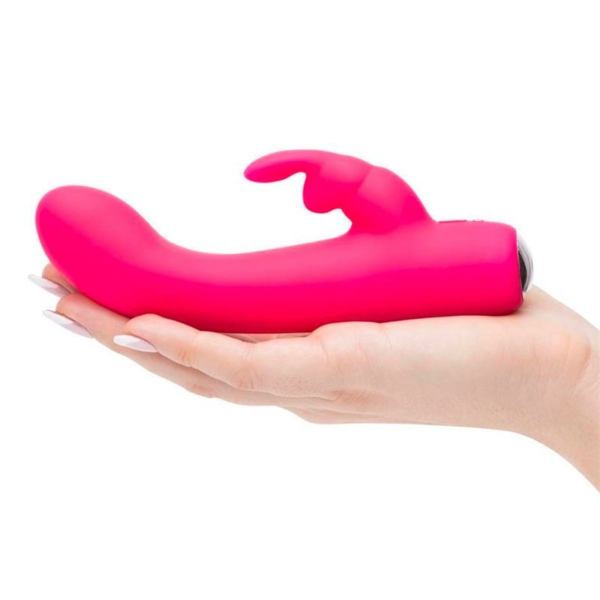 Mini Rechargeable Rabbit Vibrator Pink - immagine 3
