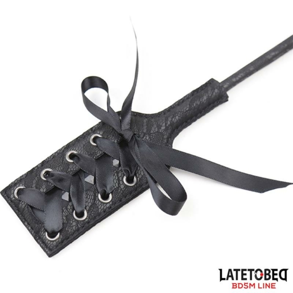 Multi Feathers Tickler and Lace Ribbon Paddle Comb - immagine 5