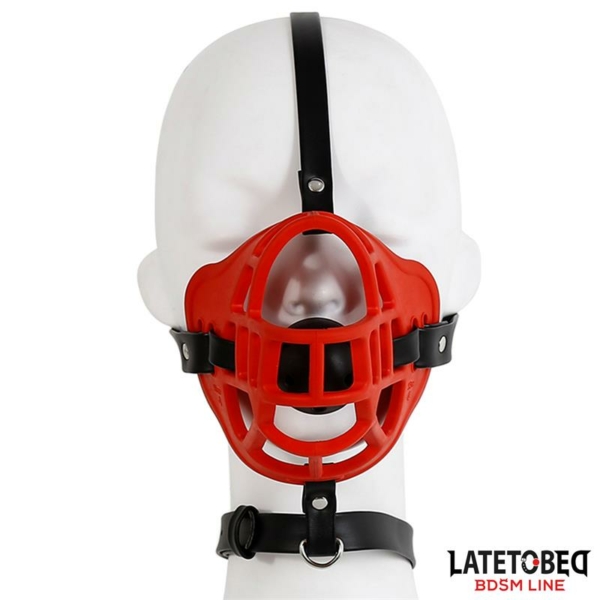 Muzzle with Breathable Gag Ball - immagine 2
