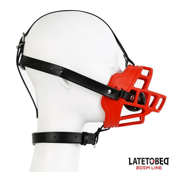 Muzzle with Breathable Gag Ball - immagine 3