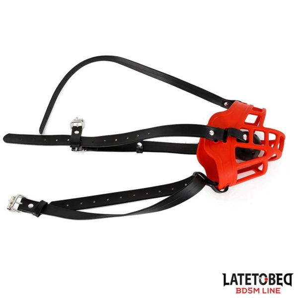 Muzzle with Breathable Gag Ball - immagine 9