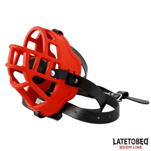Muzzle with Breathable Gag Ball - immagine 10