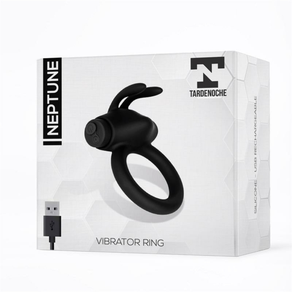 Neptune Vibrating Ring Silicone Rechargable USB - immagine 7