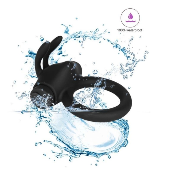 Neptune Vibrating Ring Silicone Rechargable USB - immagine 8