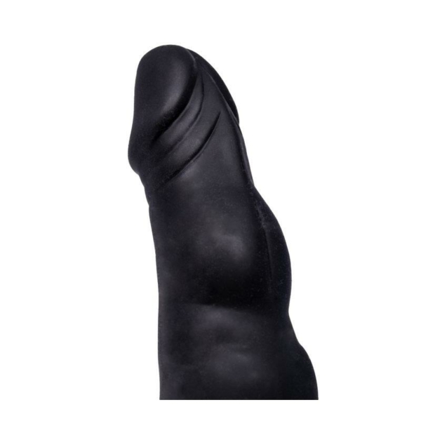 Nicks Semi Realistis Dildo 17,78 cm Silicone Black - immagine 4