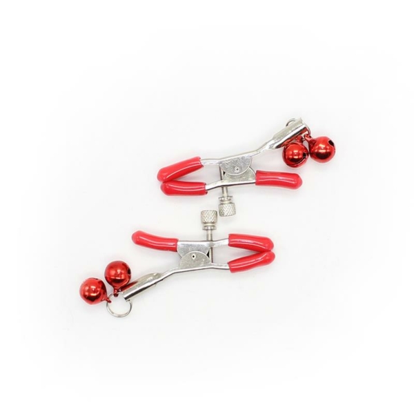 Nipple Clamp with Bell Metal Red - immagine 3