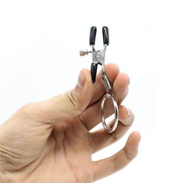Nipple Clamp with O Ring Metal - immagine 4