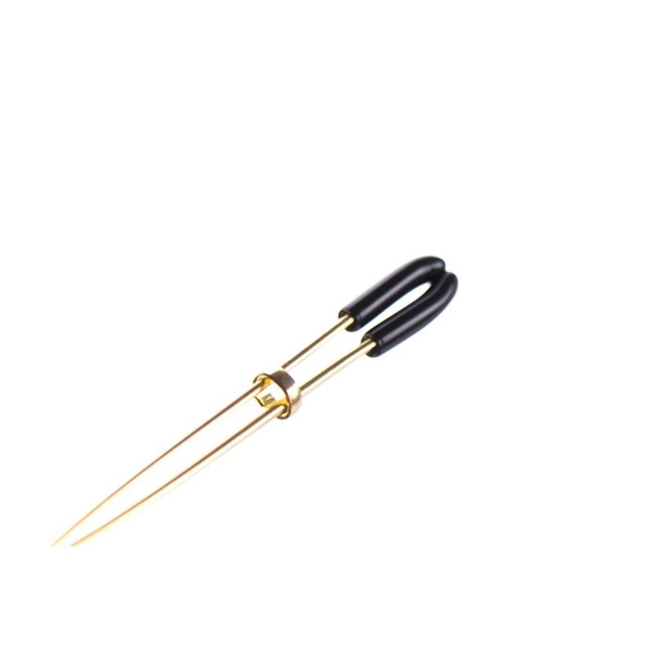 Nipple Clamps with Glass Beads Golden - immagine 2
