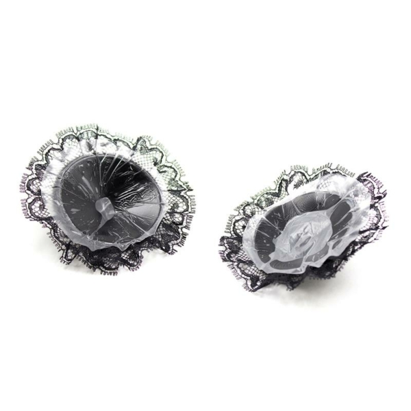 Nipple Covers with Lace Black - immagine 4