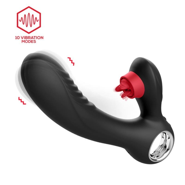 Niza Vibe with Heating and Clitoris Triple Tongue - immagine 4