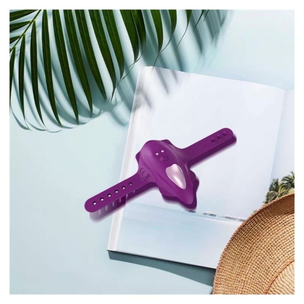 No. Seventeen Panty Stimulator Remote Control Magnetic USB Purple - immagine 18