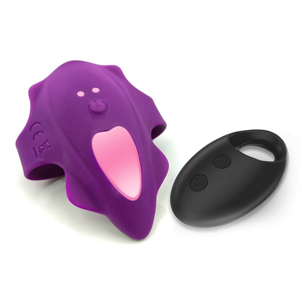 No. Seventeen Panty Stimulator Remote Control Magnetic USB Purple - immagine 4