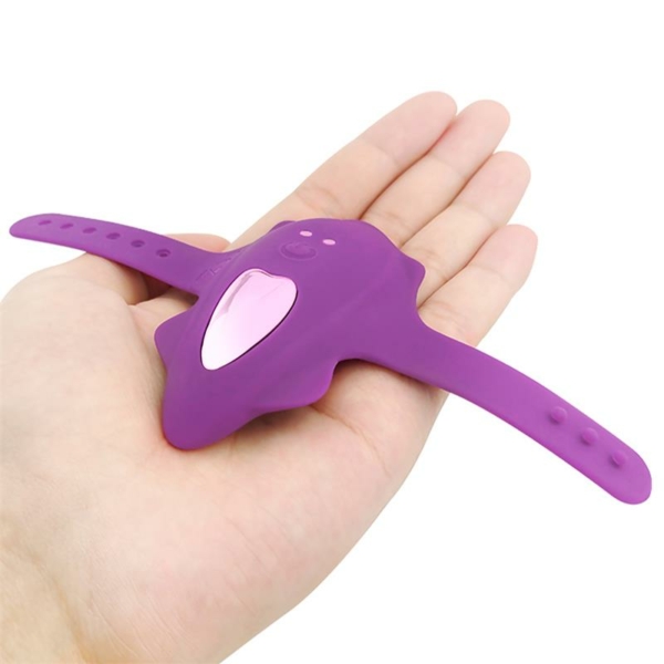 No. Seventeen Panty Stimulator Remote Control Magnetic USB Purple - immagine 9