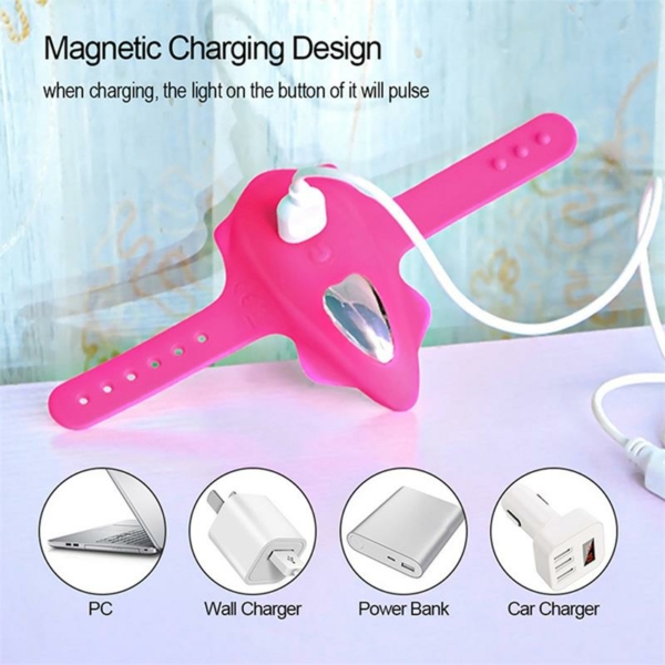 No.Seventeen Panty Stimulator with Remote Control Magnetic USB Pink - immagine 9