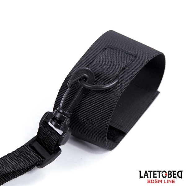 Nylon Velcro Bed Restraints with Plastic Hook - immagine 2