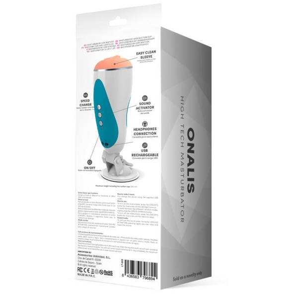 Onalis High Tech Masturbator Moan and Vibrator System USB - immagine 3