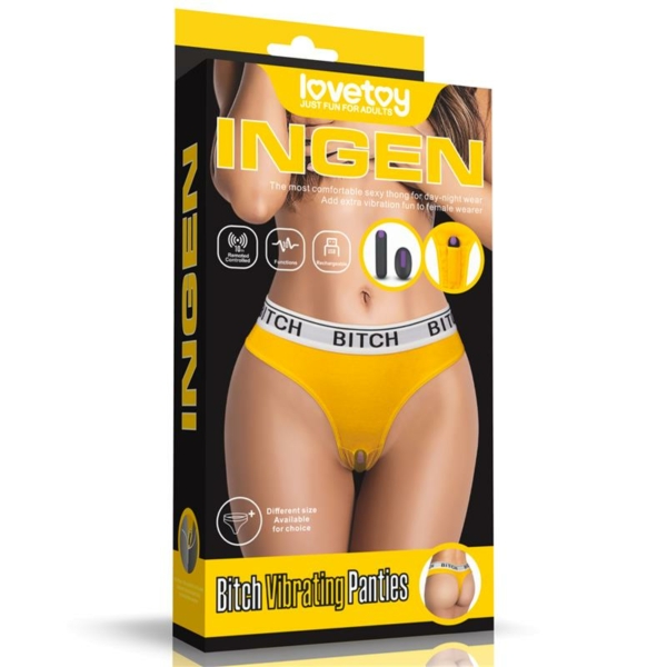 Open Panties with Vibrating Bullet and Remote Control Size M - immagine 13