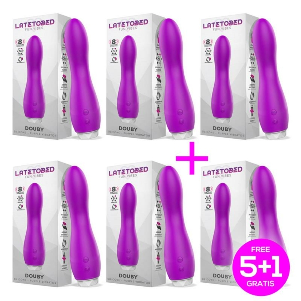 Pack 5+1 Douby Vibe Silicone Purple